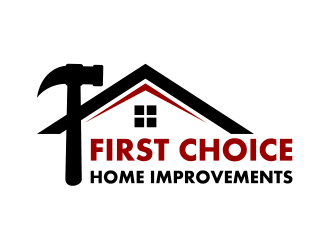 First Choice Home Improvements logo design by cintoko