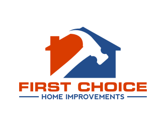 First Choice Home Improvements logo design by Dakon