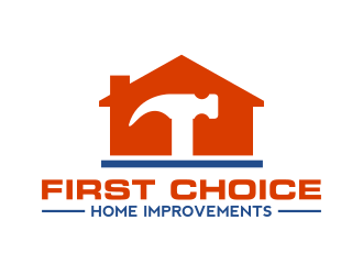 First Choice Home Improvements logo design by Dakon