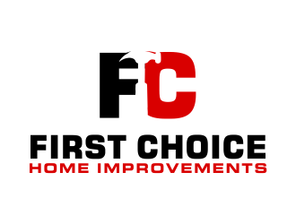First Choice Home Improvements logo design by Girly