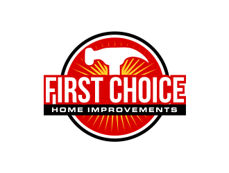 First Choice Home Improvements logo design by Girly