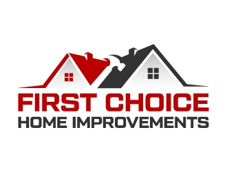 First Choice Home Improvements logo design by akilis13