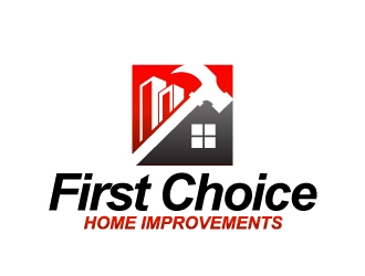 First Choice Home Improvements logo design by Dawnxisoul393