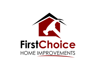 First Choice Home Improvements logo design by serprimero