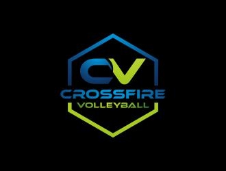 Crossfire Volleyball logo design by bricton