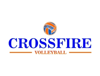 Crossfire Volleyball logo design by naldart