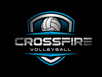 Crossfire Volleyball logo design by AisRafa