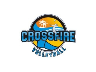 Crossfire Volleyball logo design by rizuki