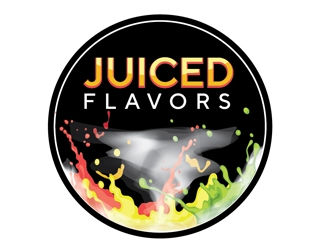 Juiced Flavors logo design by Roma