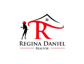 Regina Daniel Realtor  logo design by bayudesain88