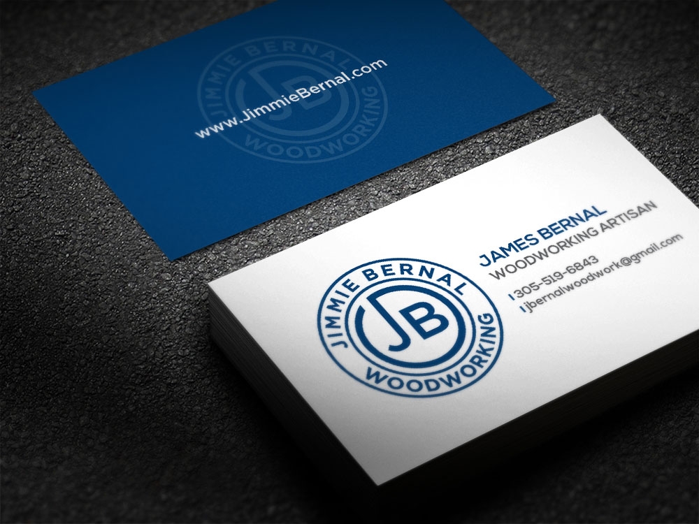 Jimmie Bernal Wood Turning logo design by scriotx