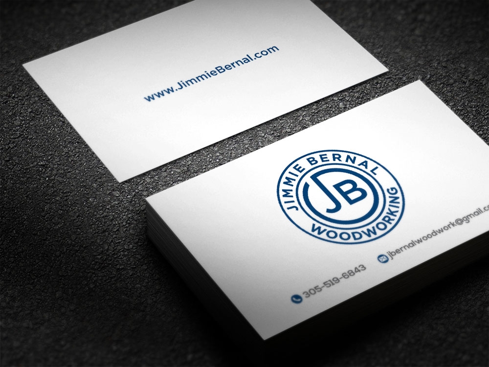 Jimmie Bernal Wood Turning logo design by scriotx