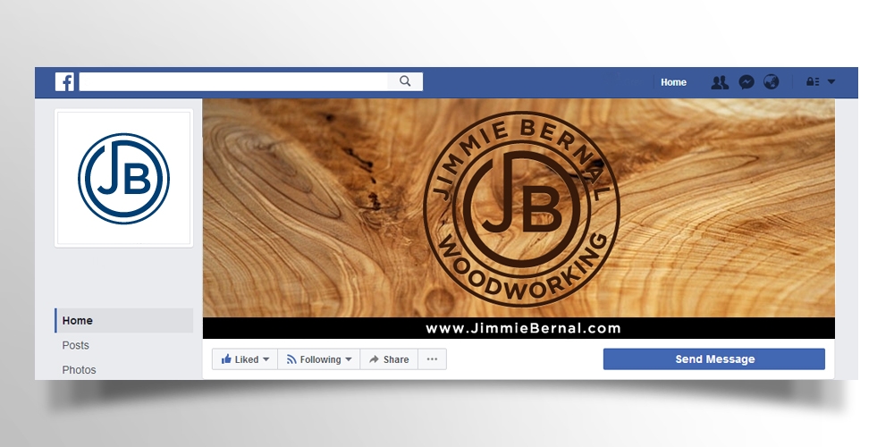 Jimmie Bernal Wood Turning logo design by scriotx