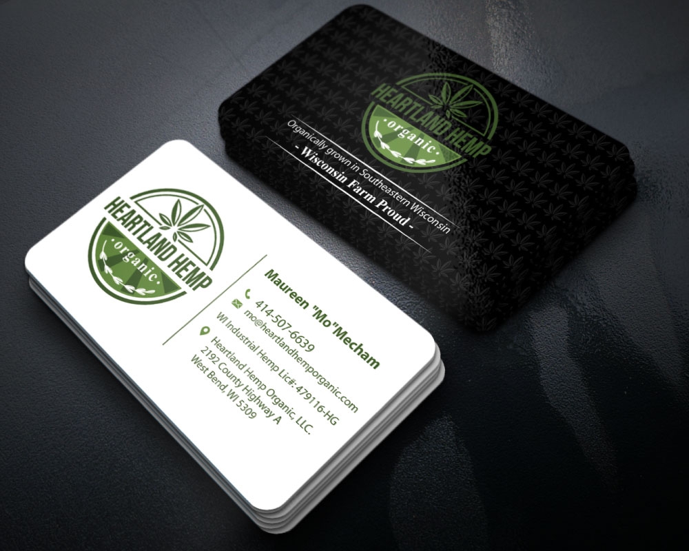 Heartland Hemp Organic logo design by Boomstudioz