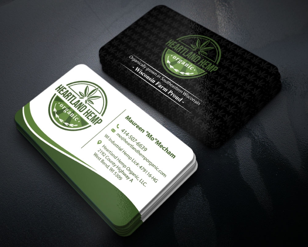 Heartland Hemp Organic logo design by Boomstudioz