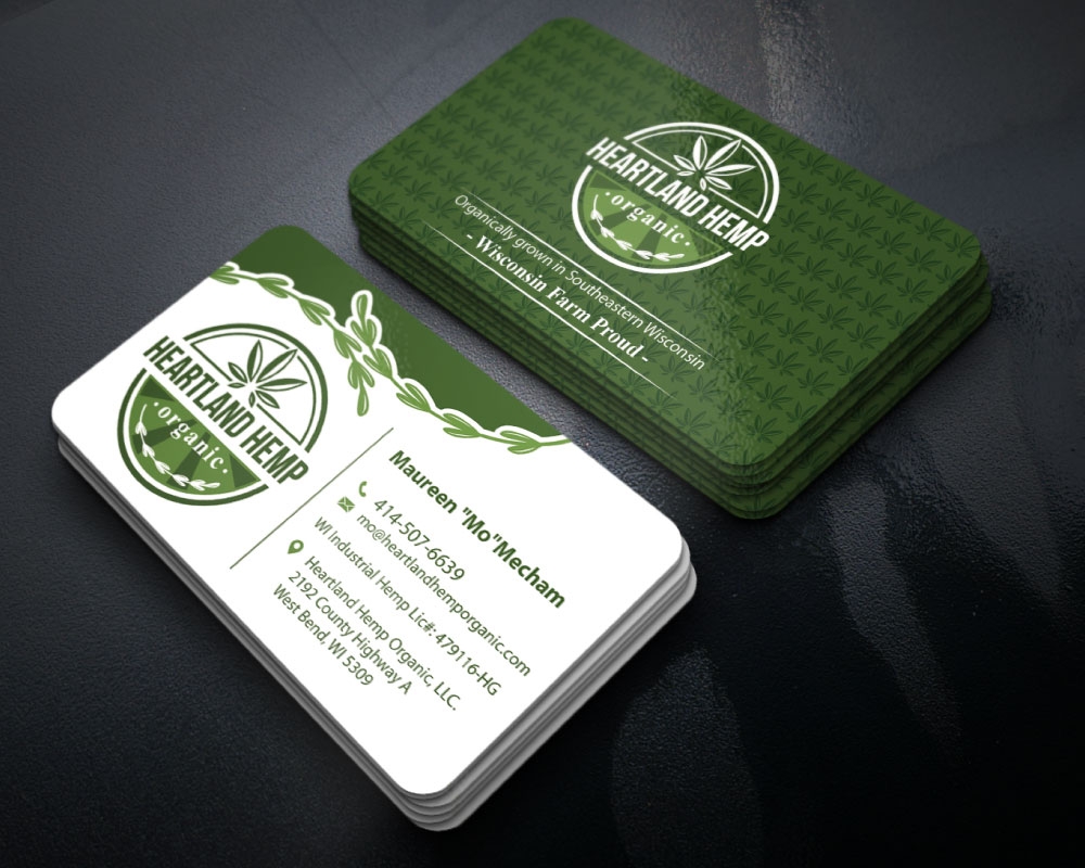 Heartland Hemp Organic logo design by Boomstudioz