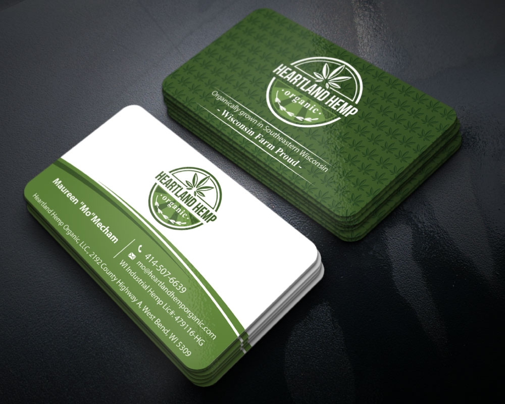 Heartland Hemp Organic logo design by Boomstudioz