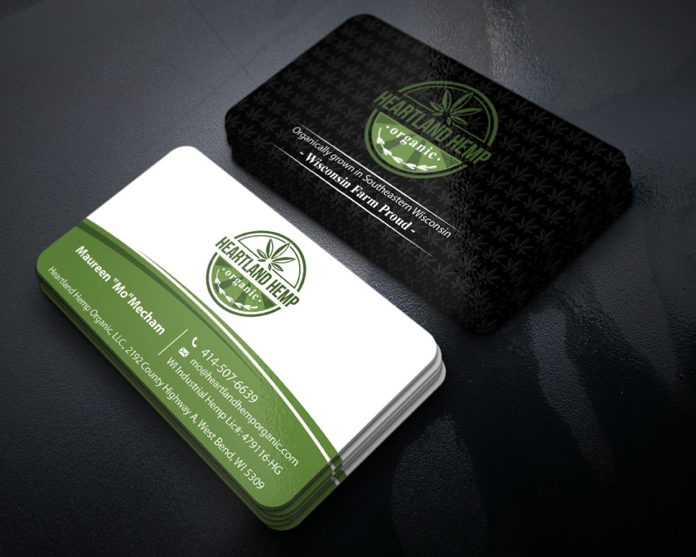 Heartland Hemp Organic logo design by Boomstudioz