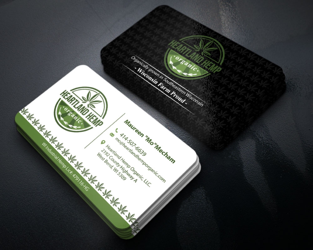 Heartland Hemp Organic logo design by Boomstudioz