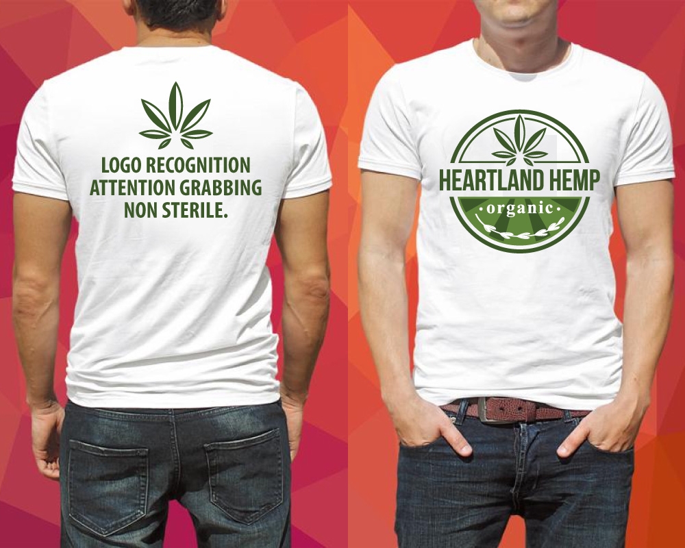 Heartland Hemp Organic logo design by Boomstudioz