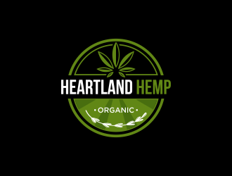 Heartland Hemp Organic logo design by ArRizqu