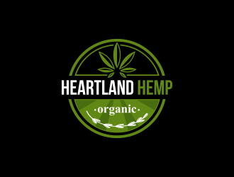 Heartland Hemp Organic logo design by ArRizqu