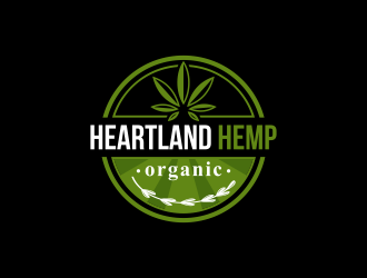 Heartland Hemp Organic logo design by ArRizqu