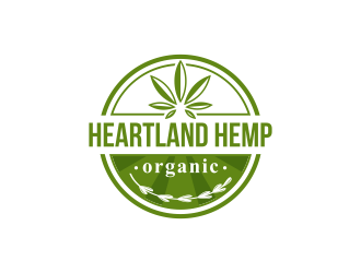 Heartland Hemp Organic logo design by ArRizqu