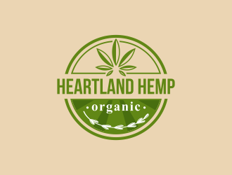 Heartland Hemp Organic logo design by ArRizqu