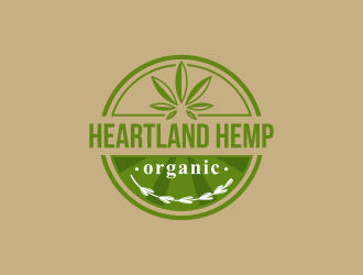 Heartland Hemp Organic logo design by ArRizqu
