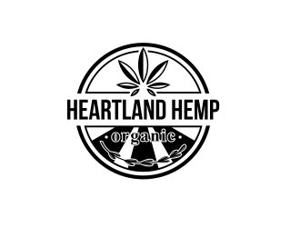 Heartland Hemp Organic logo design by ArRizqu