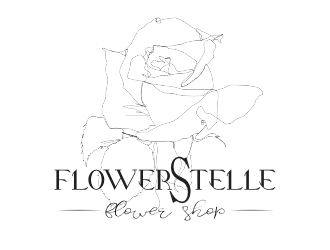 FLOWERSTELLE logo design by AikoLadyBug