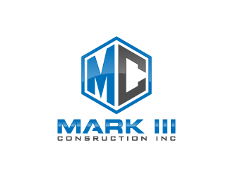 Mark III Consruction Inc logo design by pencilhand