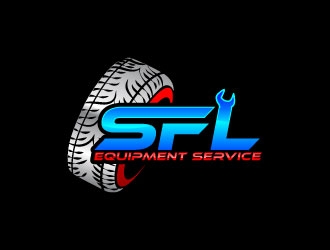 SFL Equipment Service logo design by uttam