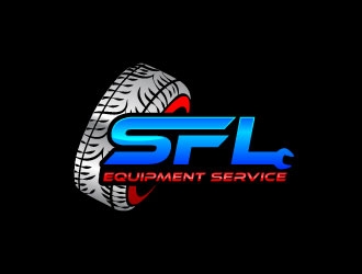 SFL Equipment Service logo design by uttam