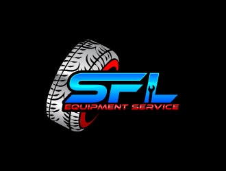 SFL Equipment Service logo design by uttam