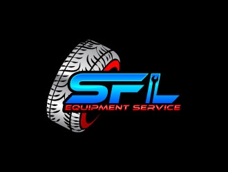 SFL Equipment Service logo design by uttam