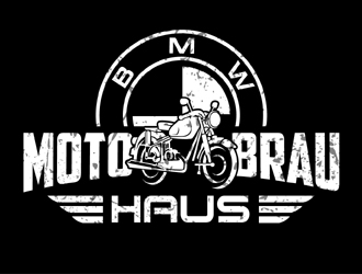 Moto Brau Haus logo design by MAXR