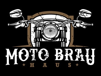 Moto Brau Haus logo design by daywalker