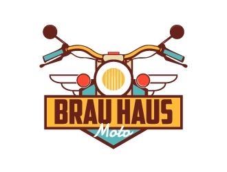 Moto Brau Haus logo design by dchris