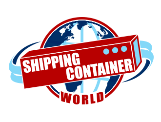 Shipping Container World  logo design by BeDesign