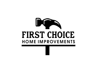 First Choice Home Improvements logo design by JessicaLopes