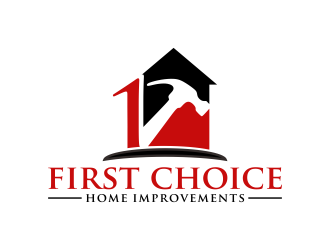 First Choice Home Improvements logo design by semar