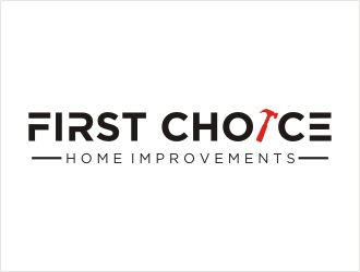 First Choice Home Improvements logo design by bunda_shaquilla