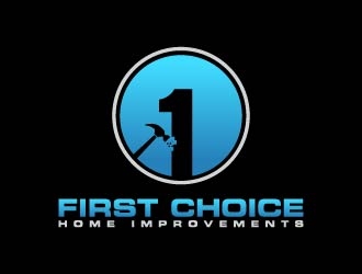 First Choice Home Improvements logo design by maserik