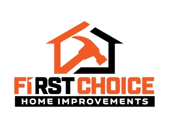 First Choice Home Improvements logo design by jaize
