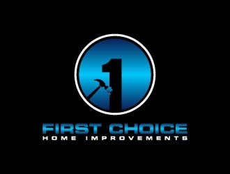 First Choice Home Improvements logo design by maserik