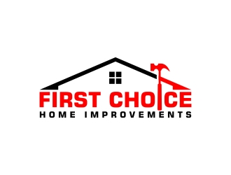 First Choice Home Improvements logo design by yunda