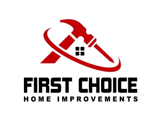 First Choice Home Improvements logo design by alfais