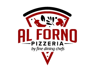 al forno pizzeria by fine dining chefs logo design by jaize